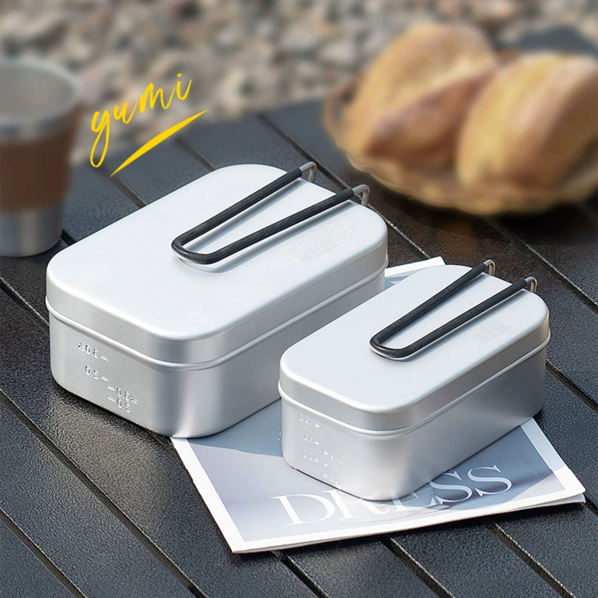 Outdoor Aluminum Camping Cookware Set (Portable)