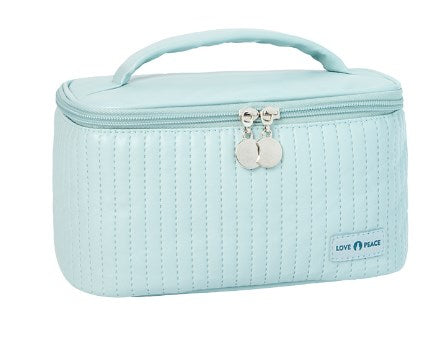 Travel Size Waterproof PU Cosmetic Bag Set and Organizer