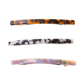 Vintage Leopard Acetate Geometric Hair Clip Accessories