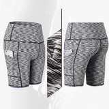 High-Waisted Yoga Fitness Shorts