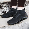 Men's Flyknit Mesh Sneakers for Outdoor Running