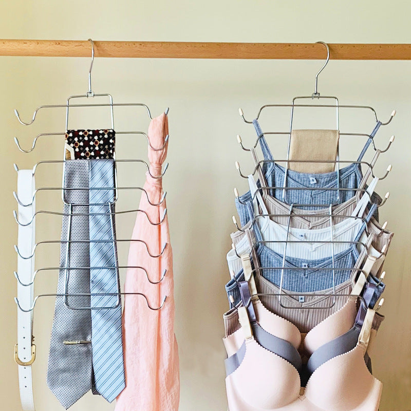 Multifunctional Foldable Clothing Hanger for Storage