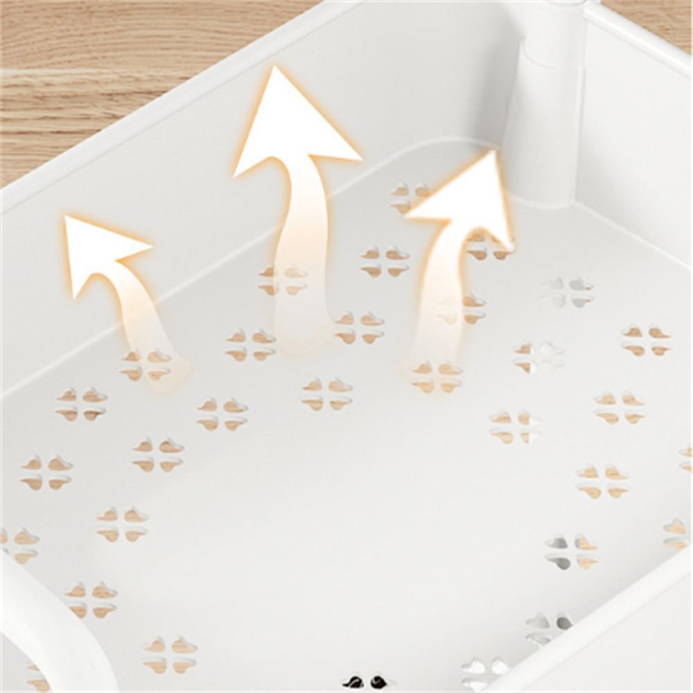 3-Layer Rolling Utility Cart for Kitchen & Bathroom Storage