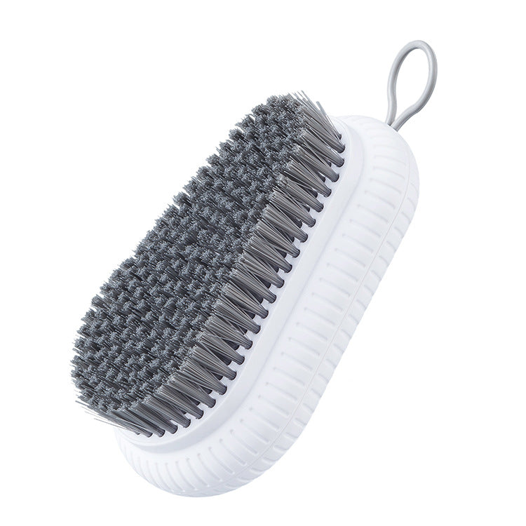 Plastic Soft Bristle Laundry and Shoe Cleaning Brush