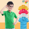 Custom Short Sleeve Polo T-Shirt for Kids Events
