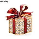 Diamond-Studded Brooch for Autumn & Winter Accessories