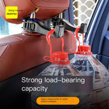 Car Seat Hidden Hooks and Phone Holder for Back Seat