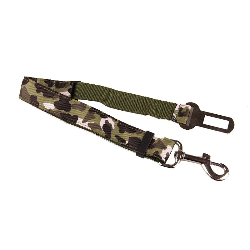 Camouflage Pet Safety Belt for Car Travel