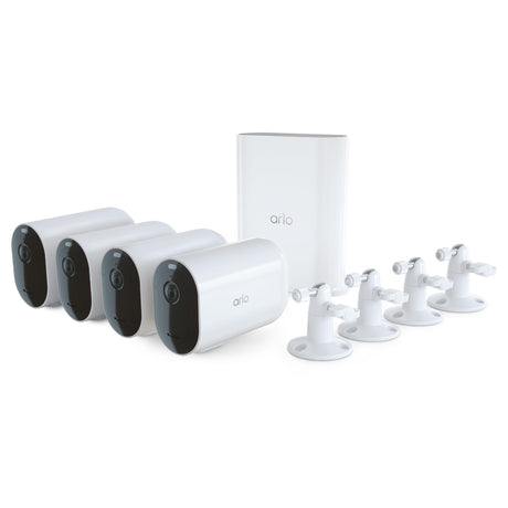 Arlo Pro 4 XL Spotlight 4 Camera Security Bundle - VMS4452P (Renewed)