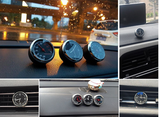 Car Temperature and Mini Clock with Night Glow Feature