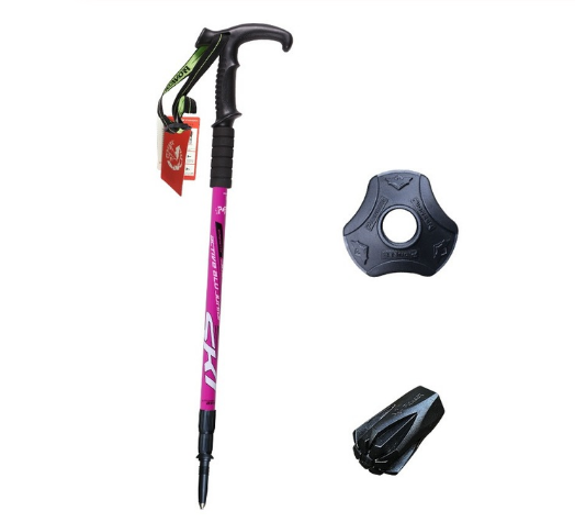 Aluminum Alloy Shock-Absorbing Hiking Trekking Pole
