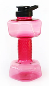Creative Dumbbell Fitness Water Bottle Filled Cup