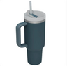 High-Capacity Stainless Steel Car Straw Cup - Portable Design