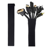 Cable Management Set with Zippered Organizer Sleeve