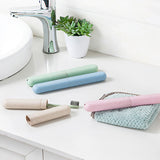 Portable Wheat Straw Travel Toothbrush Storage Box
