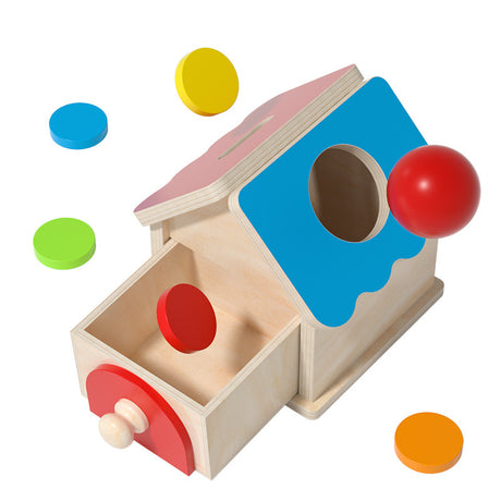 Montessori Wooden Drawer Box for Educational Toys