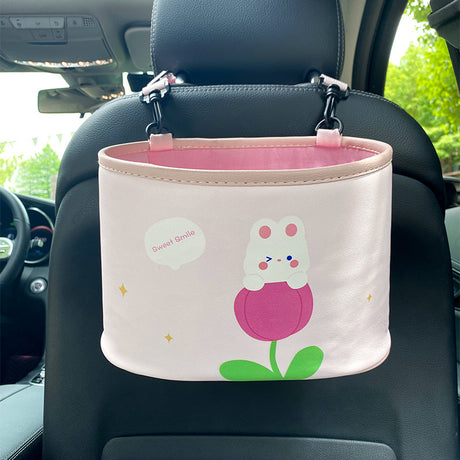 Car Backseat Organizer and Trash Bin Holder