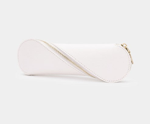 Slim Pencil Case Makeup Brush Holder with Zipper Pouch
