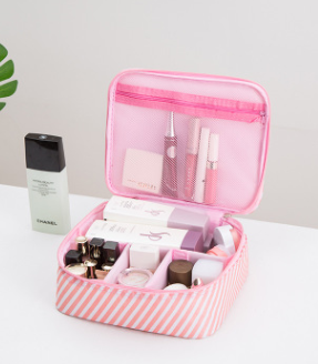 Portable Travel Makeup Bag and Toiletry Organizer