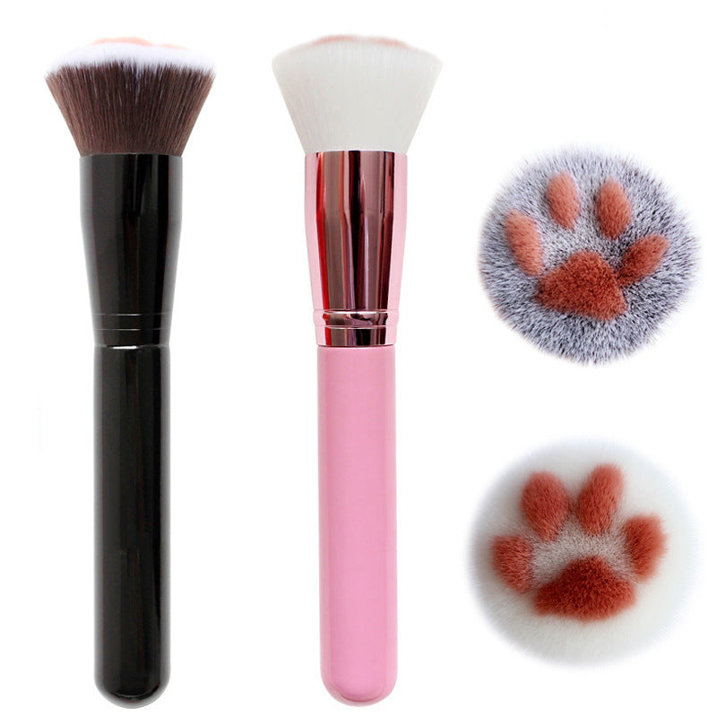 Multi-Functional Makeup Brush with Cat Paw Design