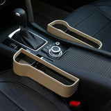 Multifunctional Leather Car Seat Organizer and Cup Holder