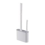Wall-mounted Toilet Brush Set for Corner Cleaning