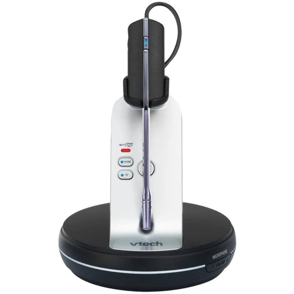 VTech VH6210 Convertible Office Wireless HeadsetSilver
