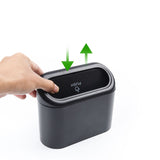 Universal Car Trash Can with Lid for Vehicle Storage