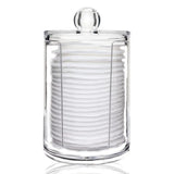 Large Capacity Acrylic Cosmetic Cotton Pads Storage Rack