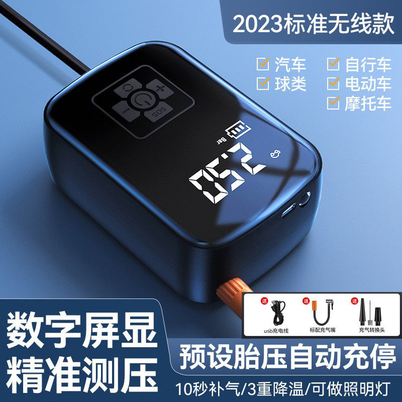 Portable Wireless Car Air Pump for Tires