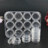 12-Grid Portable Transparent Storage Box for Nail Art
