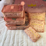 Fashionable Waterproof Travel Storage Cube Set of 6