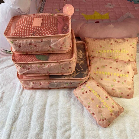 Fashionable Waterproof Travel Storage Cube Set of 6