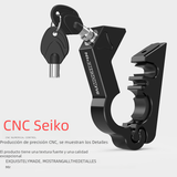 Motorcycle Helmet Lock Brake Handle Anti-Theft Accessory