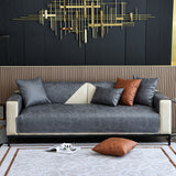Universal Thick Faux Leather Cushion Cover for Sofa