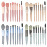 8-Piece Makeup Brush Set for Beginners and Tools
