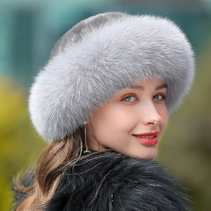 Women's Winter Warm Fur Outdoor Hat
