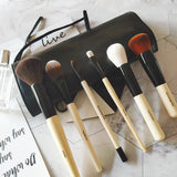 Makeup Brush Set with Pouch and Tools