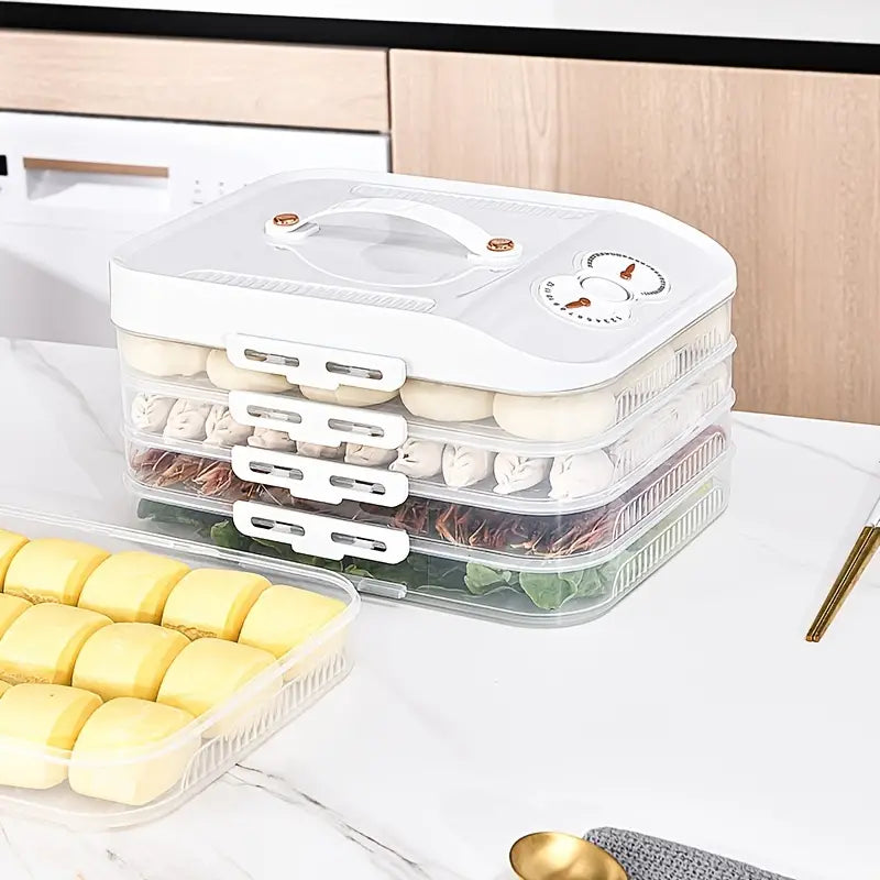 Dumpling Storage Box for Home and Restaurant Kitchens