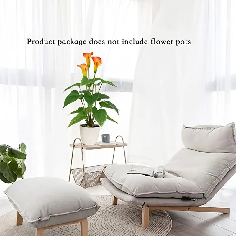 17-Inch Artificial Flower Plant for Home and Office Decor