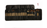 32-Piece Black Synthetic Fiber Makeup Brush Set