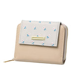 Senlina 2024 New Women's Short Zipper Wallet, Cartoon Design