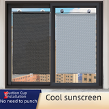 Suction Cup Car Sunshade Curtains for Home Windows