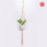 Handwoven Cotton Rope Hanging Planter Basket