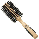 Kent PF03 Round Curling Brush with Hard Natural Boar Bristle - Hair Drying Brush Round Hair Brush and Blowout Brush - Small Round Brush for Dry Hair - For Shoulder Length or Shorter Hair (1.8" Head)