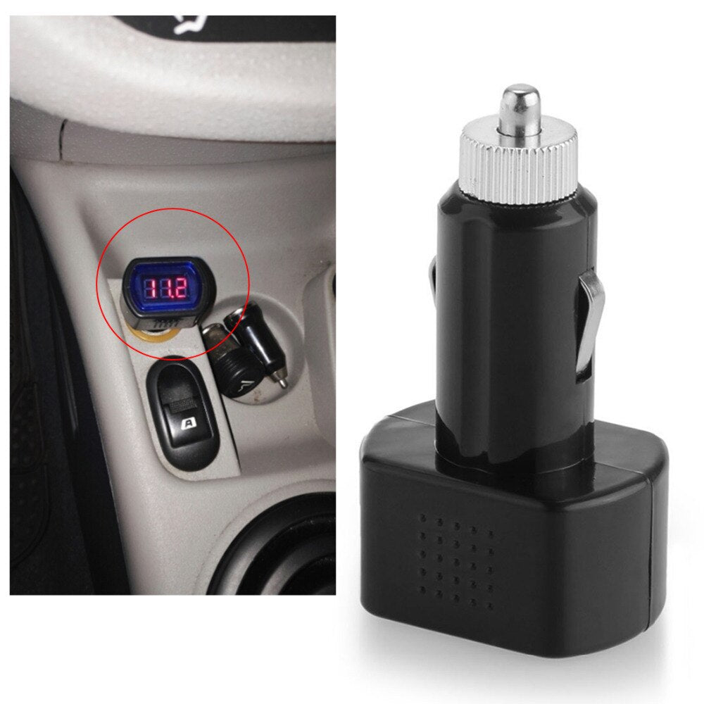 Mini Car Voltage Meter - Digital Battery Monitor