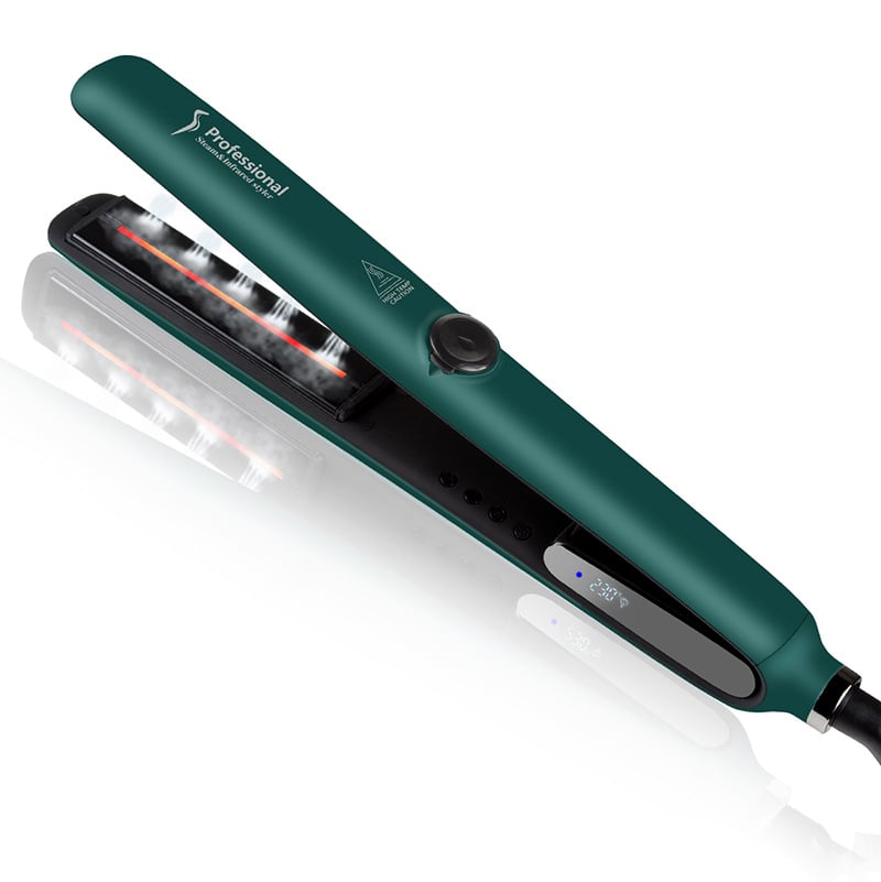 Infrared Steam Spray Hair Straightener and Curler