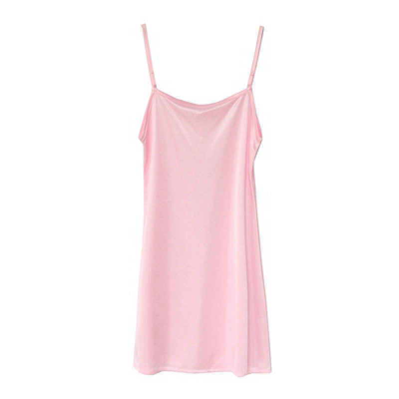 Thin Shoulder Strap Spring & Summer Dress Slip Petticoat
