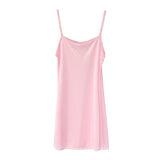 Thin Shoulder Strap Spring & Summer Dress Slip Petticoat