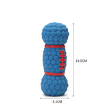 Pet Toy Sound Ball - Blue Breadstick Animal Shape
